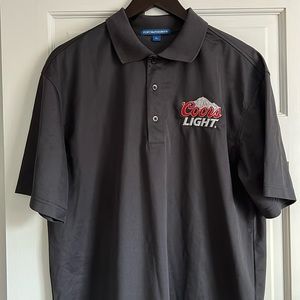 NWOT Coors Light Golf Shirt Sz Large